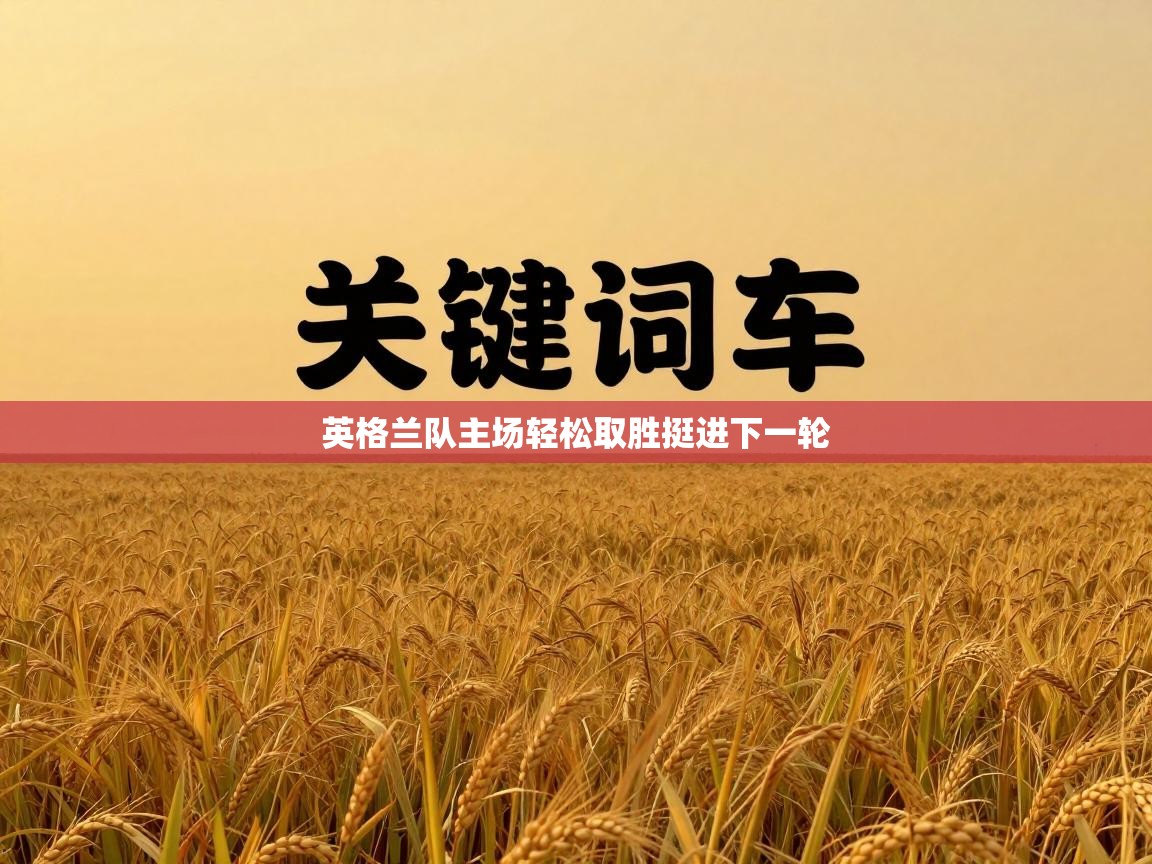 英格兰队主场轻松取胜挺进下一轮 第2张